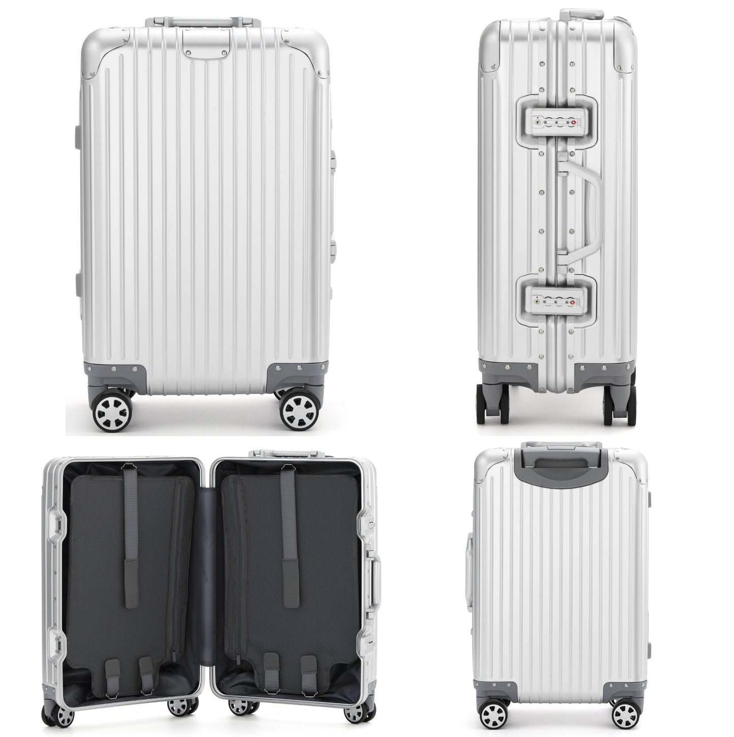 ALUMINIUM SUITCASE V2 THICKER ALUMINIUM & REMOVEABLE WHEELS