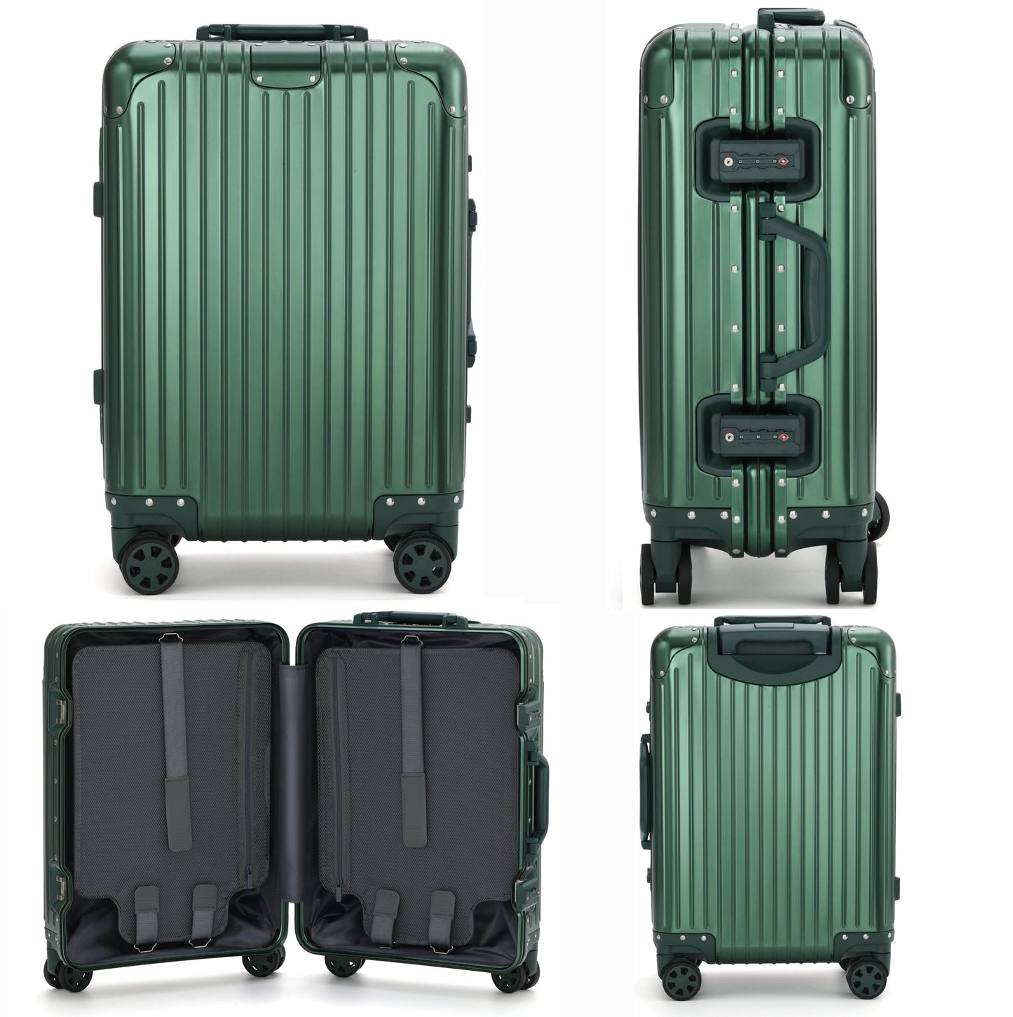 ALUMINIUM SUITCASE V2 THICKER ALUMINIUM & REMOVEABLE WHEELS
