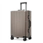 Unisex Luxury Metal Carry on Suitcase Set Aerospace Grade Aluminum Magnesium Trolley Case Low MOQ Dropshipping Best Selling 2026