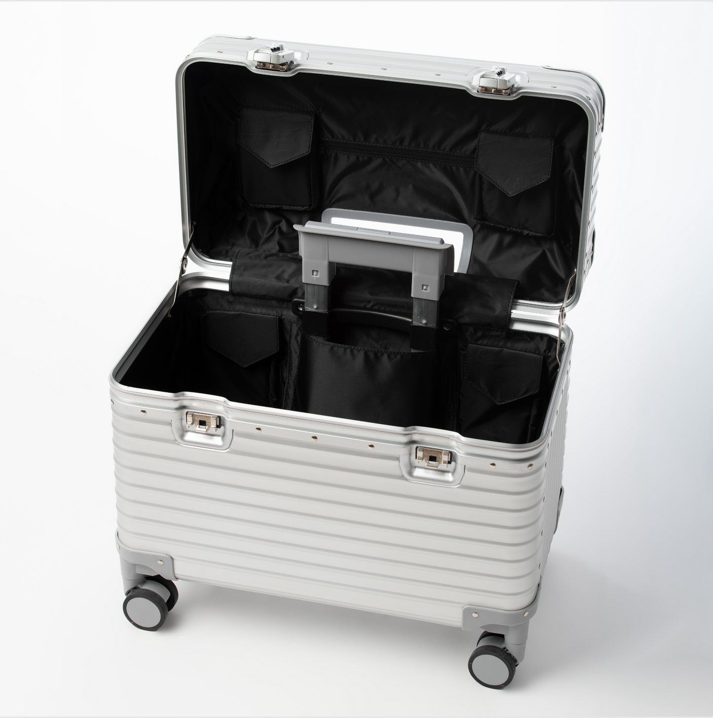 ALUMINIUM SUITCASE V2 THICKER ALUMINIUM & REMOVEABLE WHEELS