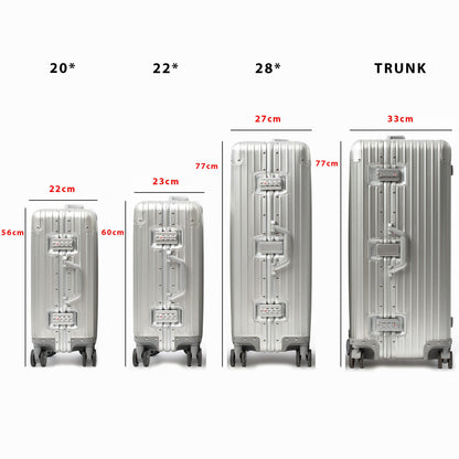 ALUMINIUM SUITCASE V2 THICKER ALUMINIUM & REMOVEABLE WHEELS