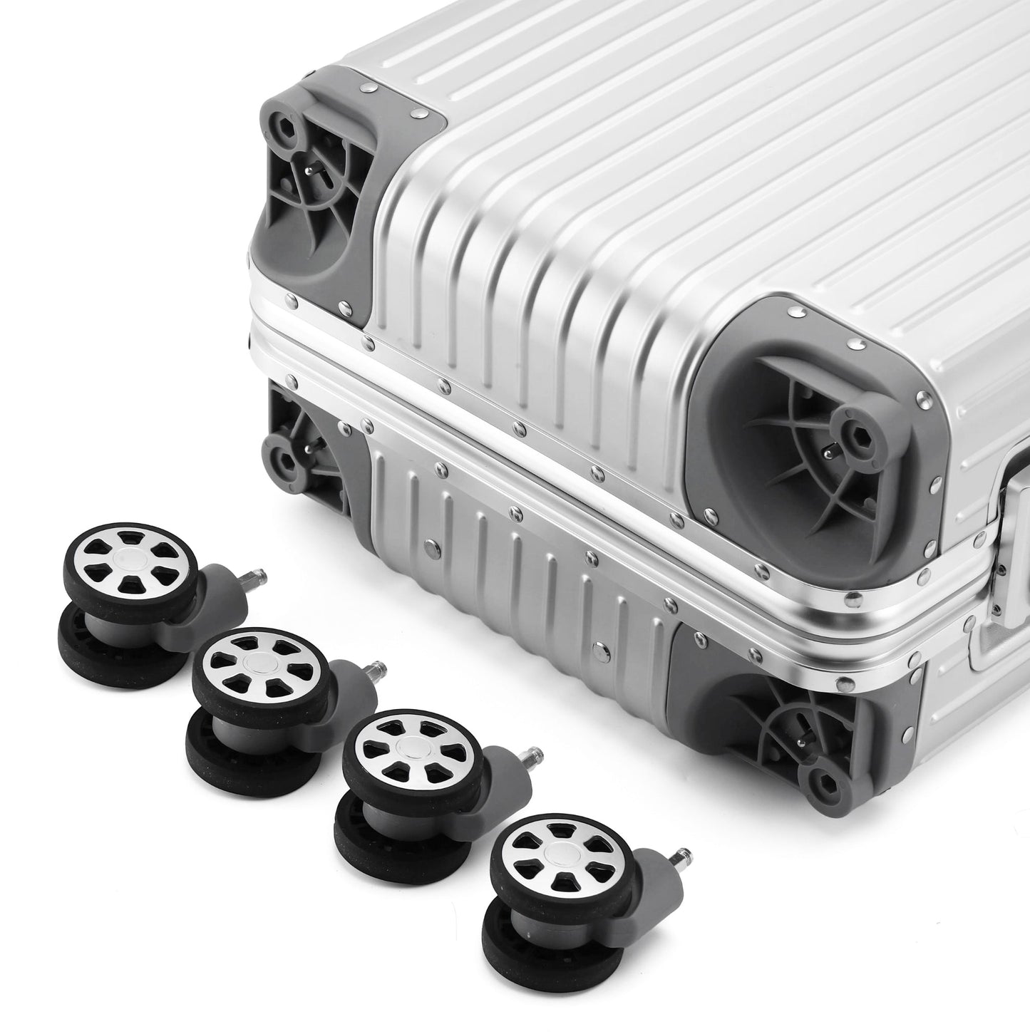 ALUMINIUM SUITCASE V2 THICKER ALUMINIUM & REMOVEABLE WHEELS