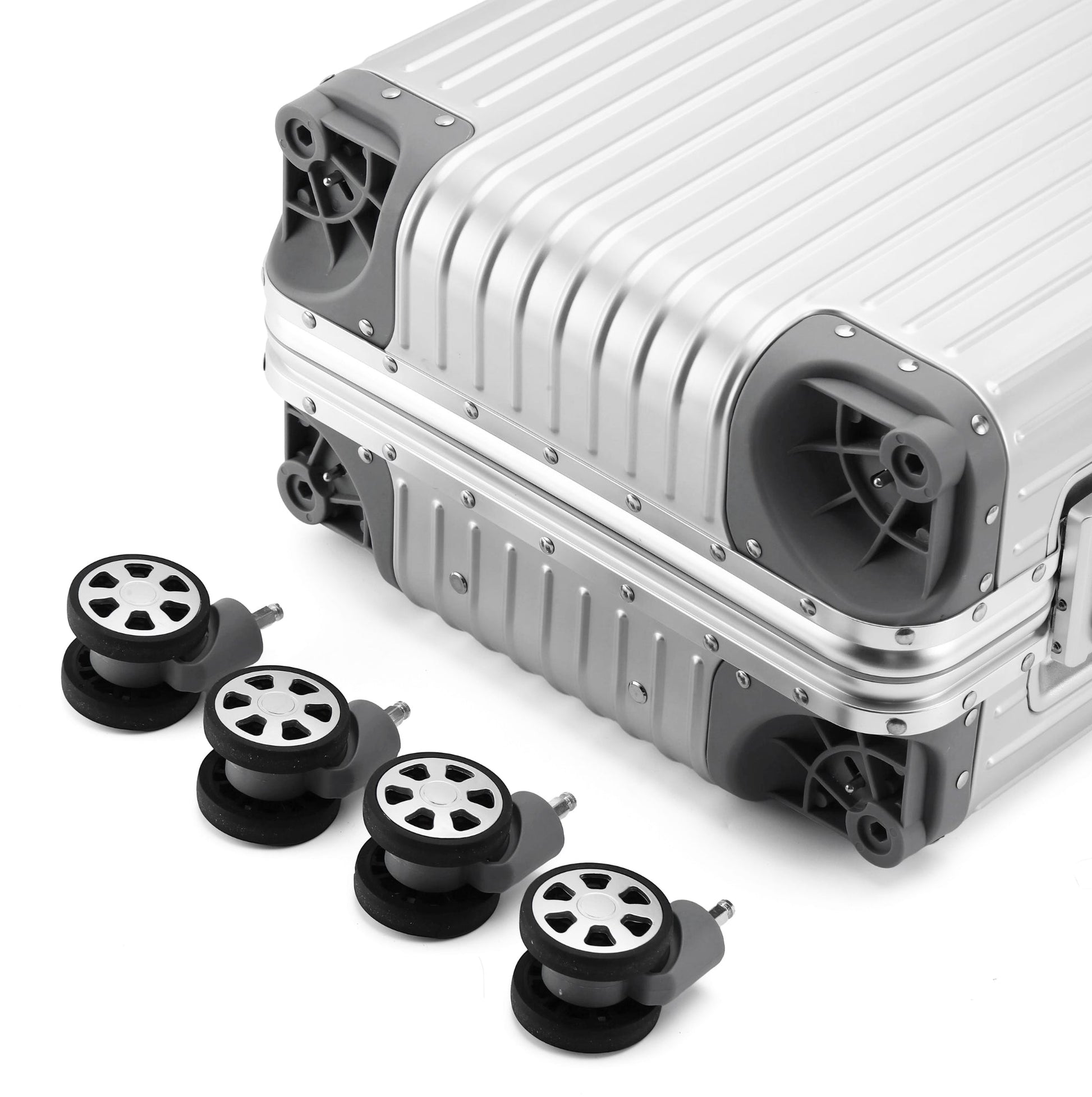 ALUMINIUM SUITCASE V2 THICKER ALUMINIUM & REMOVEABLE WHEELS