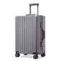Unisex Luxury Metal Carry on Suitcase Set Aerospace Grade Aluminum Magnesium Trolley Case Low MOQ Dropshipping Best Selling 2026