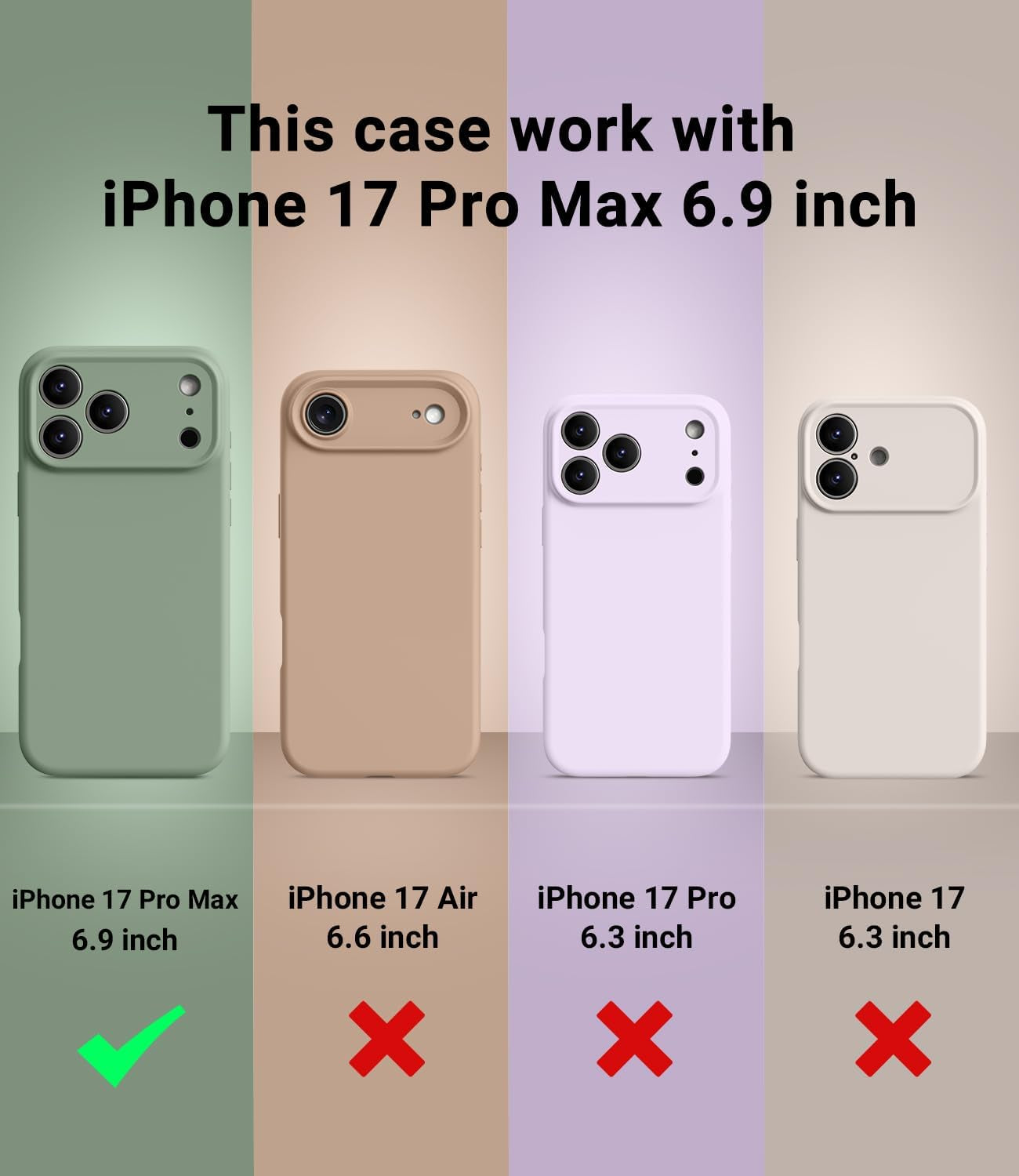 Magnetic for Iphone 17 Pro Max Case,Compatible with Magsafe,Classic Liquid Silicone Mobile Phone Case,Integrated Camera Control Button,Anti-Scratch Microfiber Lining, Baby Blue
