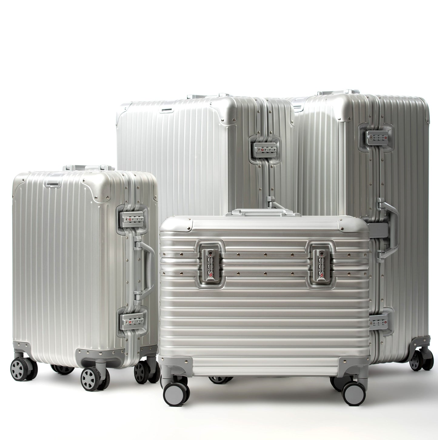 ALUMINIUM SUITCASE V2 THICKER ALUMINIUM & REMOVEABLE WHEELS
