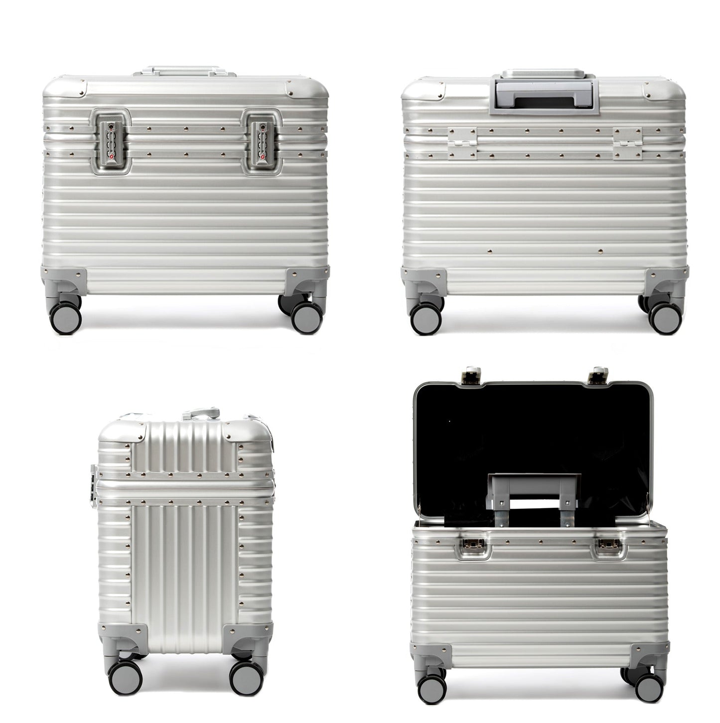 ALUMINIUM SUITCASE V2 THICKER ALUMINIUM & REMOVEABLE WHEELS