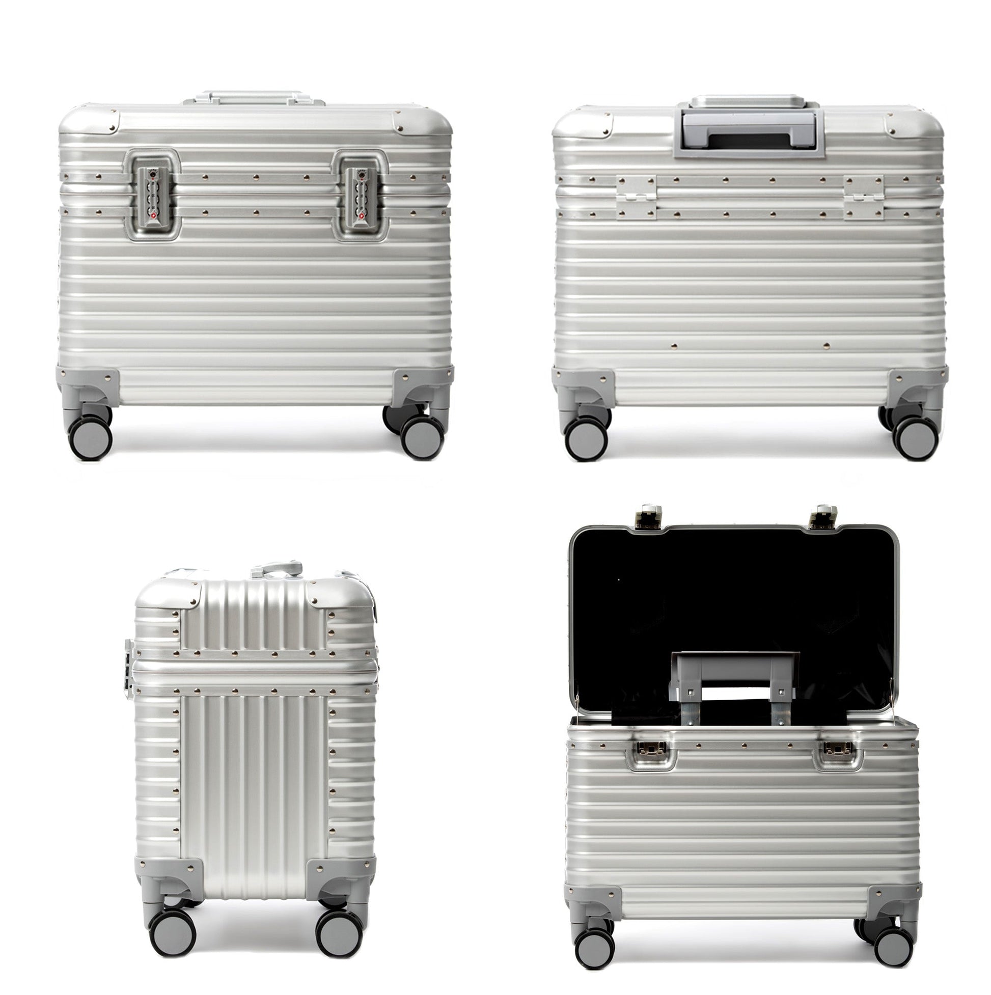 ALUMINIUM SUITCASE V2 THICKER ALUMINIUM & REMOVEABLE WHEELS