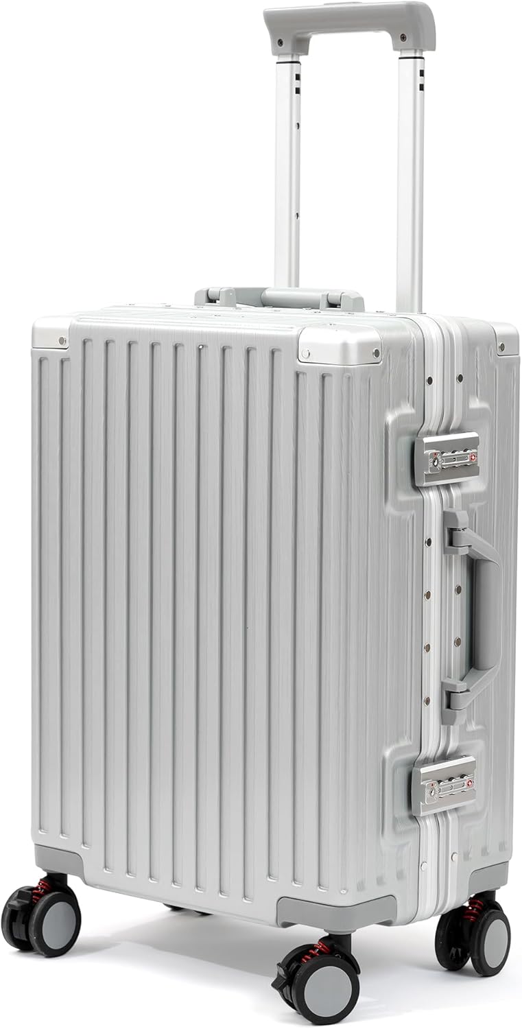Aluminum Lightweight Suitcase for Travel.